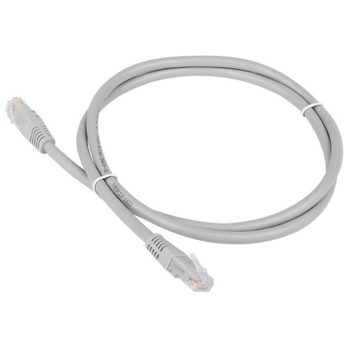 Патч-корд Lanmaster UTP кат. 5е 1.5 м серый (TWT-45-45-1.5-GY)