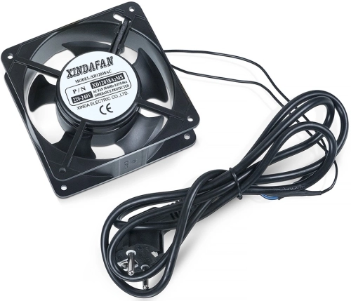 Cabeus XD12038A2(XD12038A2MS) (FD1238A2) Вентилятор для установки в настенные шкафы серии SH-05F, WSC-05D, 220В, 120*120*38mm