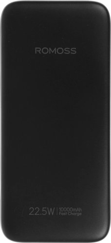 Мобильный аккумулятор Romoss PHC10 10000mAh 22.5W 3A USB-A/USB-C черный (6958377521748) фото 4