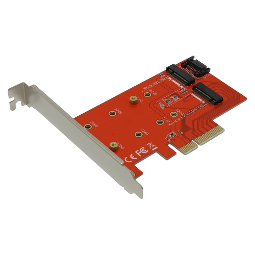 ORIENT C296E Адаптер 2xM.2 - ] PCI-Ex4 / SATA