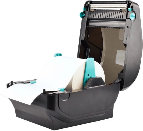 Термопринтер G&G GG-D410 203dpi 152мм/с/USB для печ.накл. черный фото 7