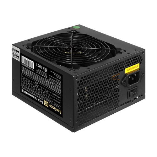 Блок питания Exegate EX260643RUS 600W 600PPE, ATX, black, APFC, 12cm, 24p+(4+4)p, PCI-E, 5*SATA, 3*IDE, FDD фото 3