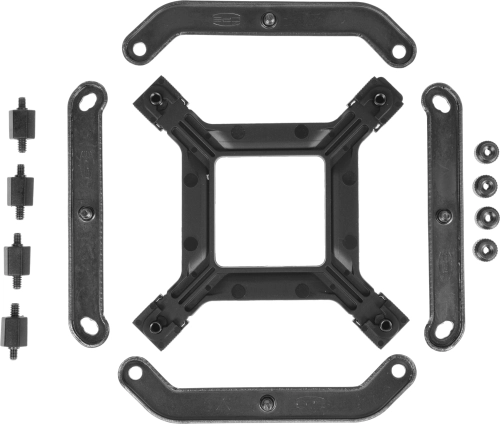 Устройство охлаждения(кулер) PcCooler RT500 TC Soc-AM5/AM4/1200/1700/1851 черный 4-pin 34.9dB Al+Cu 240W Ret (RT500TC-BKNWYX-GL) фото 7