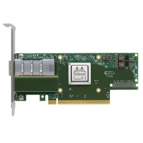 Сетевая карта Infiniband/ CX653105A ConnectX®-6 VPI adapter card, 100Gb/ s (HDR100, EDR IB and 100GbE), single-port QSFP56, PCIe3.0/ 4.0 x16, tall bracket, single pack (MCX653105A-ECAT-SP)