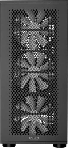 Корпус PcCooler ME200 MESH BK черный без БП ATX 2xUSB3.0 audio bott PSU (C3-A520BKP3-GL) фото 2