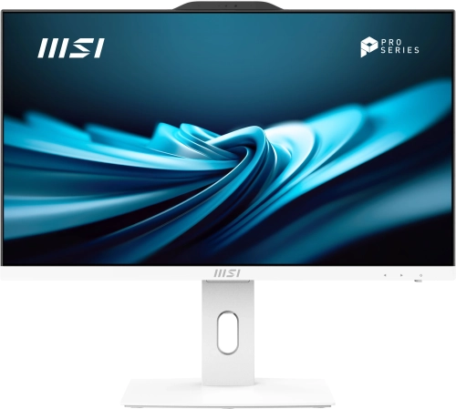 Моноблок MSI Pro AP242P 14M AIO 23.8 FHD(1920x1080)IPS AG Non-touch,Сore i5-14400 (2.5GHz), 8Gb DDR5(1x8Gb), 512Gb SSD m.2, Intel UHD, WiFi+BT, Camera, WirelessKB&mouse, NoOS, 1y war-ty, White (9S6-AE0622-1063)