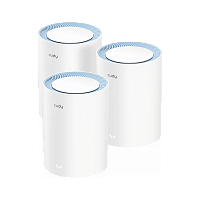 Wi-Fi Mesh-система/ AC1200 Wi-Fi Mesh Solution 3-Pack, Chipset MediaTek, Dual-Band, 867Mbps at 5GHz + 300Mbps at 2.4GHz, 802.11ac/a/b/g/n, 2 Fast Ethernet Ports, 2 internal antennas, MU-MIMO, DDNS,Zerotier/Wireguard/OpenVPN/IPSec (M1200(3-PACK))