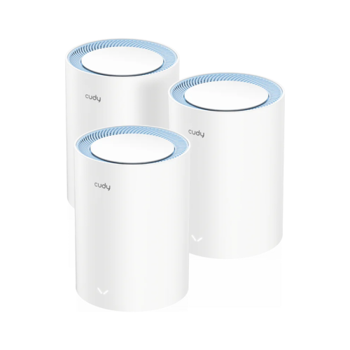 Wi-Fi Mesh-система/ AC1200 Wi-Fi Mesh Solution 3-Pack, Chipset MediaTek, Dual-Band, 867Mbps at 5GHz + 300Mbps at 2.4GHz, 802.11ac/a/b/g/n, 2 Fast Ethernet Ports, 2 internal antennas, MU-MIMO, DDNS,Zerotier/Wireguard/OpenVPN/IPSec (M1200(3-PACK))
