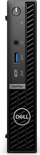 Компьютер Dell Optiplex 7020 Micro i3 14100T (2.7) 8Gb SSD256Gb UHDG 730 Linux Ubuntu GbitEth WiFi BT 90W мышь клавиатура черный (7020-3860) фото 3