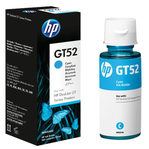 Оригинальная емкость с чернилами HP GT52, голубая / 8000 страниц (M0H54AE)