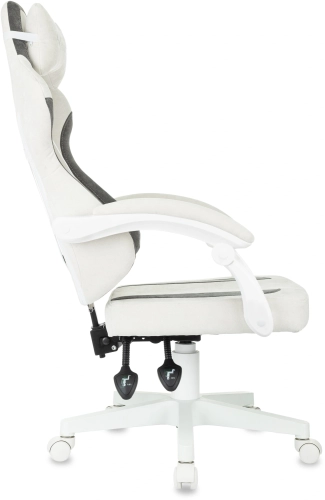 Кресло игровое Knight Wolf WH молочный/ серый крестов. пластик пластик белый (KNIGHT WOLF WH WG) фото 6