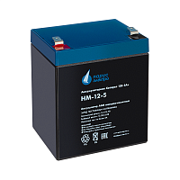 Парус-электро Аккумуляторная батарея для ИБП HM-12-5 (AGM/ 12В/ 5Ач/ клемма F2), 90х70х101мм