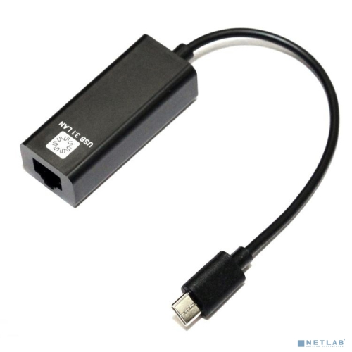 5bites UA3C-45-08BK Кабель-адаптер USB3.1 / RJ45 100MB / BLACK