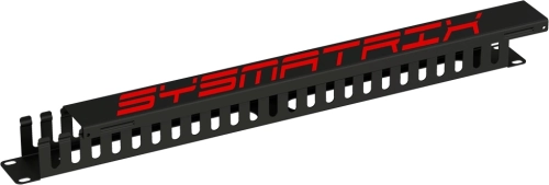 Кабельный органайзер горизонтальный Sysmatrix SA 0020.911 гребенка 1U шир.:19