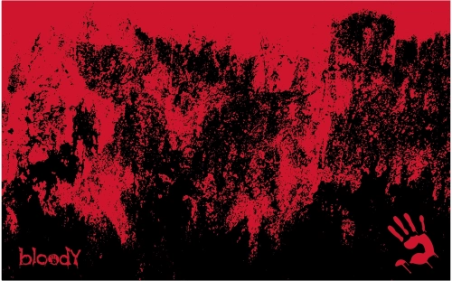 Стол игровой Bloody BD-TB101 столешница ЛДСП карбон каркас черный 140x75x75см фото 8