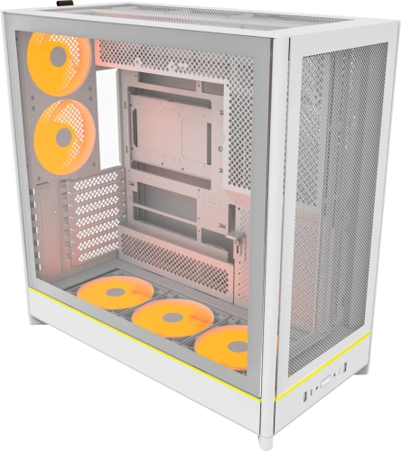 Корпус Montech HS01 PRO белый без БП ATX 5x120mm 2xUSB3.0 1xUSB3.1 audio (HS01 PRO WHITE)
