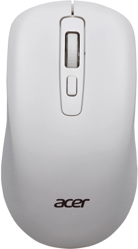 Мышь Acer OMR309 белый оптическая (1600dpi) беспроводная USB (4but) (ZL.MCECC.02Z)