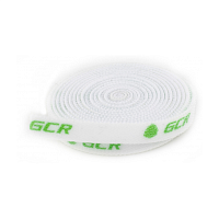 Лента липучка GCR, для стяжки, 5м, белая, GCR-51680