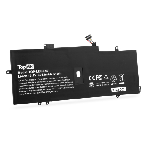 Аккумулятор для ноутбука Lenovo Thinkpad Carbon X1 Gen 7 15.4V 3312mAh PN: L18C4P71 (TOP-LEGEN7)