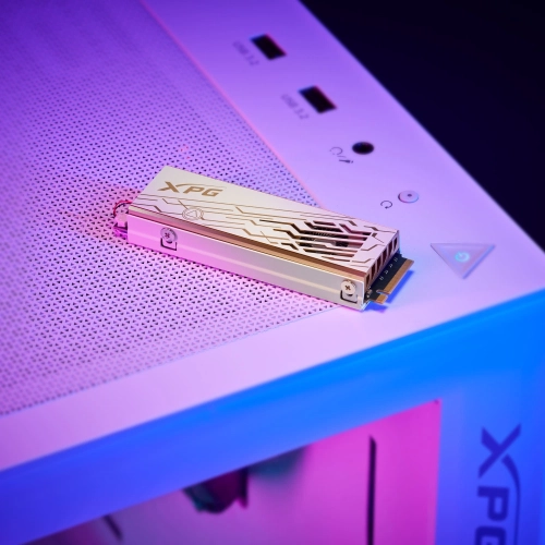 Твердотельный накопитель/ ADATA SSD XPG MARS 980 PRO, 1000GB, M.2(22x80mm), NVMe, PCIe 5.0 x4, 3D NAND, R/ W 14000/ 10000MB/ s, IOPs 1 600 000/ 1 650 000, TBW 740, DWPD 0.4, with Heat Sink (5 лет) (SMAR-980P-1TCI) фото 4