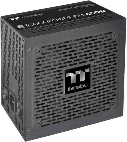 Блок питания Thermaltake ATX 650W Toughpower PF1 80+ platinum (20+4pin) APFC 140mm fan color LED 9xSATA Cab Manag RTL (PS-TPD-0650FNFAPE-1) фото 7