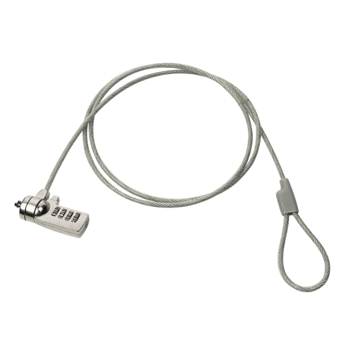 CBR CL-15 {Тросик для ноутбука CL-15, Kensington Lock, кодовый замок., 1.2м}