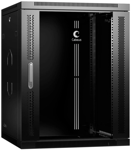 Cabeus SH-05F-15U60/60-R-BK Шкаф телекоммуникационный настенный разобранный 19