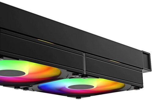 Система водяного охлаждения ID-Cooling FX240 Inf ARGB Soc-AM5/ AM4/ 1151/ 1200/ 2066/ 1700 черный 4-pin + 3-pin 27.2dB Al+Cu 300W Ret фото 4