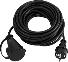 Сетевой удлинитель Buro BU-PS1.20/FRB-16 20м (1 розетка) черный (пакет ПЭ)