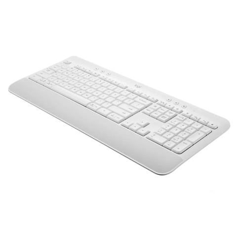 Клавиатура Logitech K650 белый USB беспроводная BT/Radio (подставка для запястий) (920-010986) фото 2