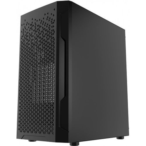 Powercase Корпус Mistral Micro Z2B SI, Non Window, Mesh, 2x 120mm fan, чёрный, mATX (CMIMZB-F2SI) фото 2
