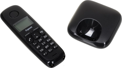 Р/ Телефон Dect Gigaset A170 SYS черный АОН (S30852-H2802-M201) фото 4