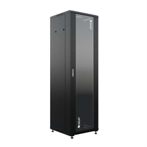 (4404) Бастион SKAT TB-22R680PF-B Телекоммуникационный шкаф 32U/600x600мм/Пд-стекло/Зд-металл/RAL9005/69кг/1.5 л.г (SKAT TB-32R660GF-B)