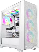 Корпус PcCooler C3D510 WH ARGB белый без БП ATX 3x120mm 2xUSB3.0 1xUSB3.1 audio bott PSU (C3D510-WHP3-GL)