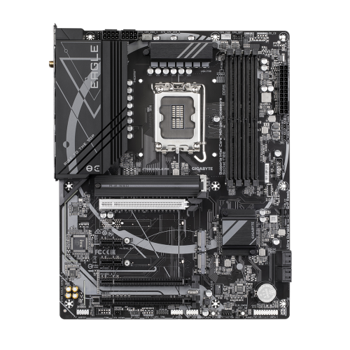 Материнская плата Gigabyte OEM Z790 EAGLE AX, Socket 1700, Intel®Z790, 4xDDR5-5600, HDMI+DP, 3xPCI-Ex16, 2xPCI-Ex1, 4xSATA3(RAID 0/ 1/ 5/ 10), 3xM.2, 8Ch Audio, 1x2.5GbLan, WiFi, (2+4)xUSB2.0, (5+2)xUSB3.2, (1+1)xU (Z790 EAGLE AX||OEM)
