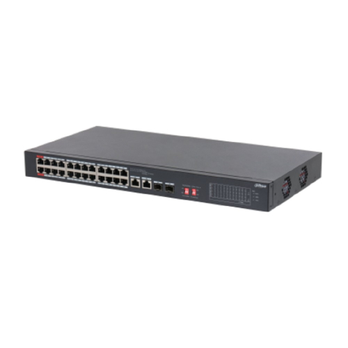 Коммутатор Dahua DH-S3226-24ET-240 2xКомбо(1000BASE-T/ SFP) неуправляемый