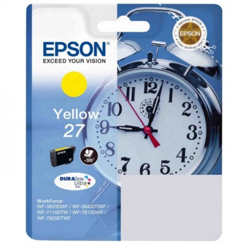 Картридж струйный Epson T2702, желтый, 3.6 мл., для WF7110/ 7610/ 7620 (C13T27044022)