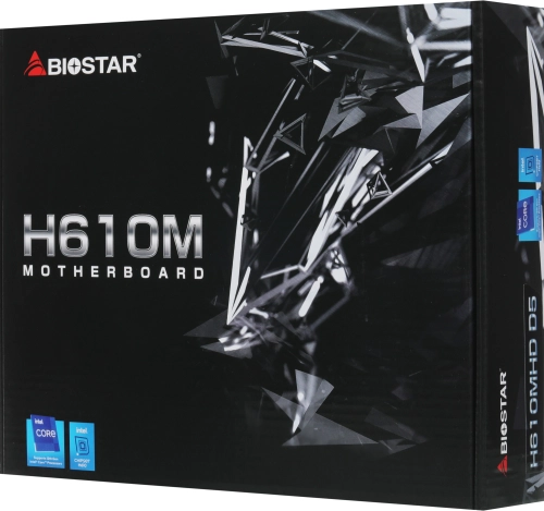 Материнская плата Biostar H610MHD D5 Soc-1700 Intel H610 2xDDR5 mATX AC`97 8ch(7.1) GbLAN+DVI+HDMI фото 6