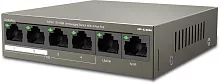 IP-COM F1106P-4-63W Коммутатор PoE неуправляемый 6-Ports 10/ 100 Mbps Base-TX / 4-Ports PoE (PoE бюджет 58W)