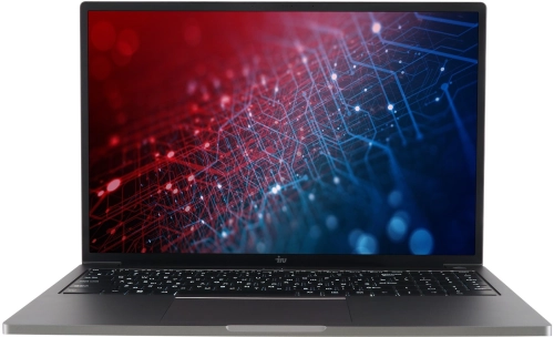 Ноутбук IRU Strato 16ALMR Core i5 12450H 16Gb SSD256Gb Intel UHD Graphics 16 IPS FHD (1920x1200) Windows 11 Pro grey WiFi BT Cam 5400mAh (2142315)