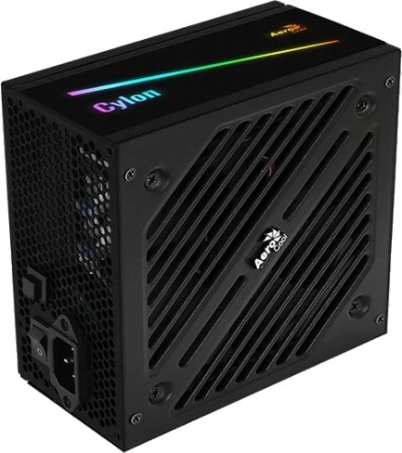 Блок питания Aerocool ATX 500W CYLON (CYLON 500) Блок питания Aerocool ATX 500W CYLON 500 80+ 24pin APFC 120mm fan color 5xSATA RTL фото 4