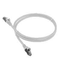 Патч-корд RJ45 - RJ45, 4 пары, FTP, категория 6, 7 м, белый, LSZH, LANMASTER LAN-PC45/S6-7.0-WH