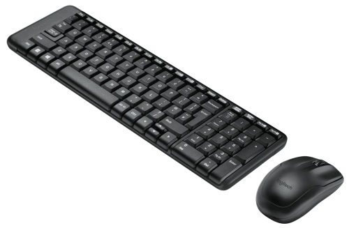 Клавиатура + мышь Logitech MK220, черный, USB, беспроводная (920-003161) фото 5
