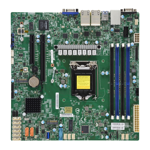 Материнская плата SuperMicro Материнская плата Supermicro MBD-X11SCH-LN4F-B Corei3 S1151 C246 PCIE SATA Micro-ATX 128G DR4