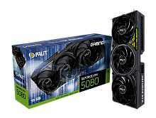 Видеокарта PCIE16 RTX5080 16GB PA-RTX5080 GAMINGPRO 16GB V1 PALIT (NE75080019T2-GB2031Y)