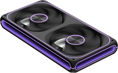 Вентилятор для корпуса Formula Air Fusion 2 LT ARGB 120х120x28 черный 4-pin 24.8дБ (упак.:2шт) (AIR FUSION 2 LT BK) Ret