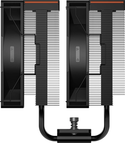 Кулер PCCooler RT620 Digital BK S115X/ 1200/ 1700/ 1851/ AM4/ AM5 (TDP 265W, 2x120mm PWM FAN, 6 тепловых трубок 6мм, 500-2200RPM, 28-32dBa) (RT620-BKNWYL-GL) фото 5
