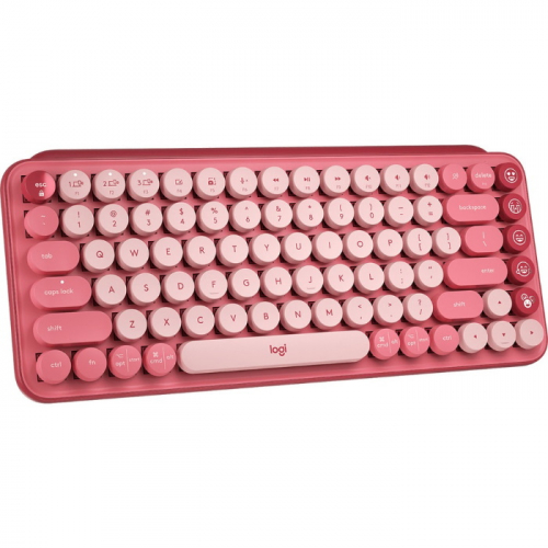 Клавиатура Logitech Wireless POP Keys Heartbreaker Rose Bluetooth (920-010718) фото 2