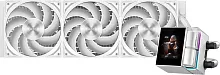 Система водяного охлаждения PcCooler DS360 Display Soc-AM5/AM4/1200/1700/1851 белый 4-pin Al LCD 310W Ret (DS360-WHNWXY-GL)