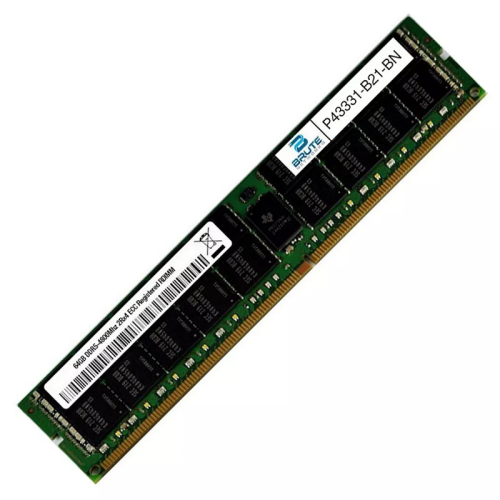Модуль памяти/ HPE 64GB (1x64GB) Dual Rank x4 DDR5-4800 CAS-40-39-39 EC8 Registered Smart Memory Kit (P43331-B21)